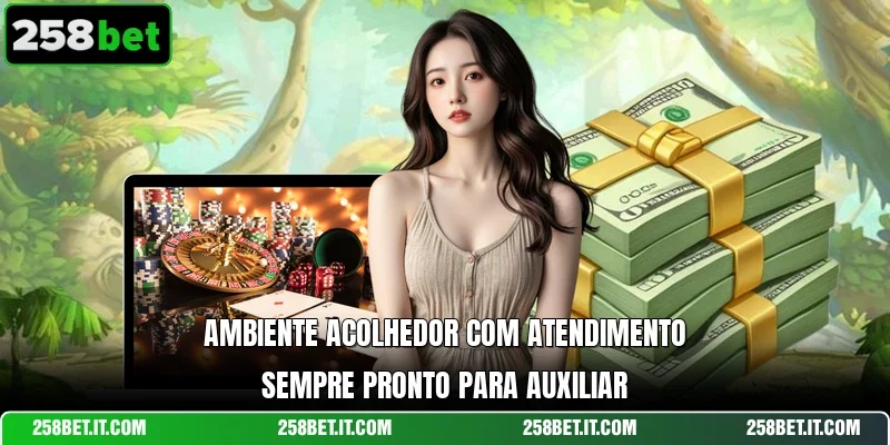Ambiente acolhedor com atendimento sempre pronto para auxiliar