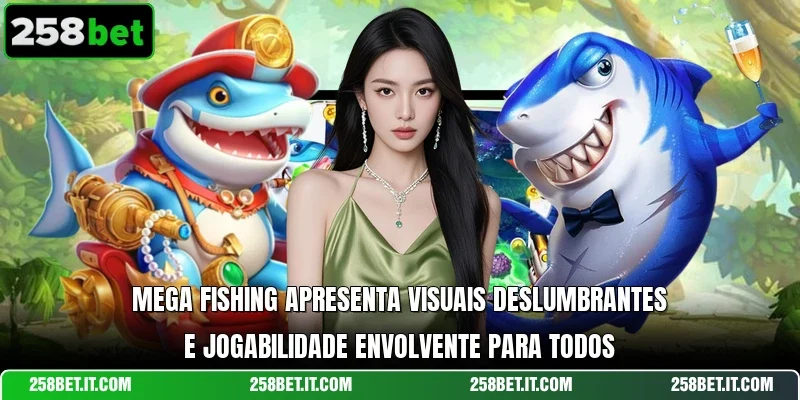 Mega Fishing apresenta visuais deslumbrantes e jogabilidade envolvente para todos