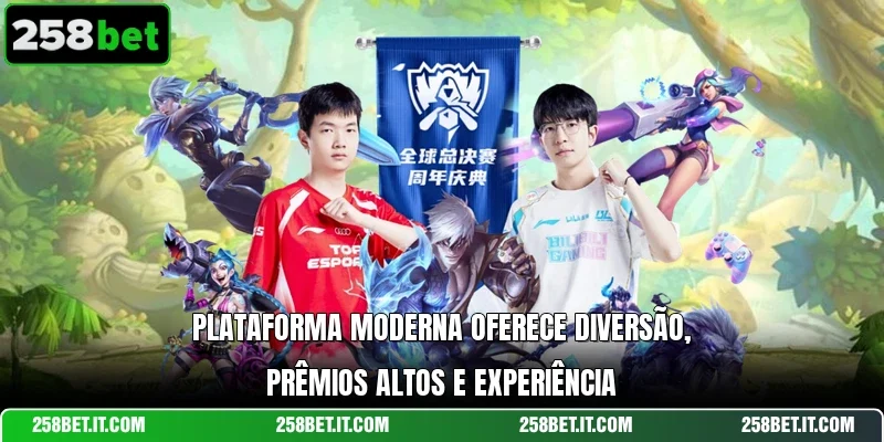 Plataforma moderna oferece diversão, prêmios altos e experiência