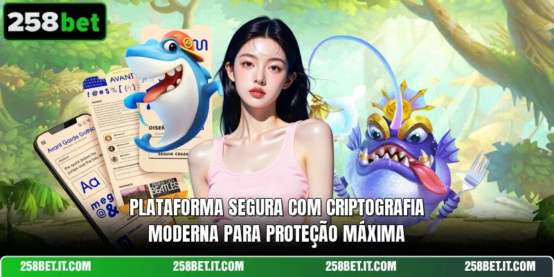 Plataforma segura com criptografia moderna para proteção máxima