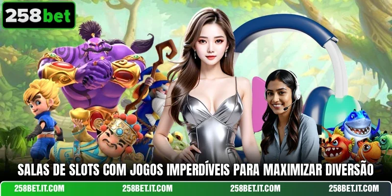 Salas de slots com jogos imperdíveis para maximizar diversão
