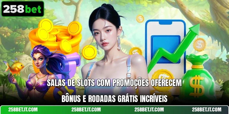 Salas de slots com Promoções oferecem bônus e rodadas grátis incríveis.